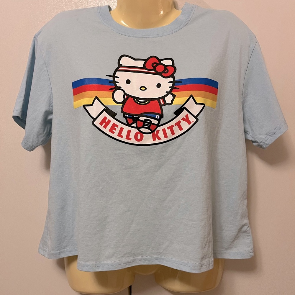Hello Kitty Jogger Crop Tee 🩵